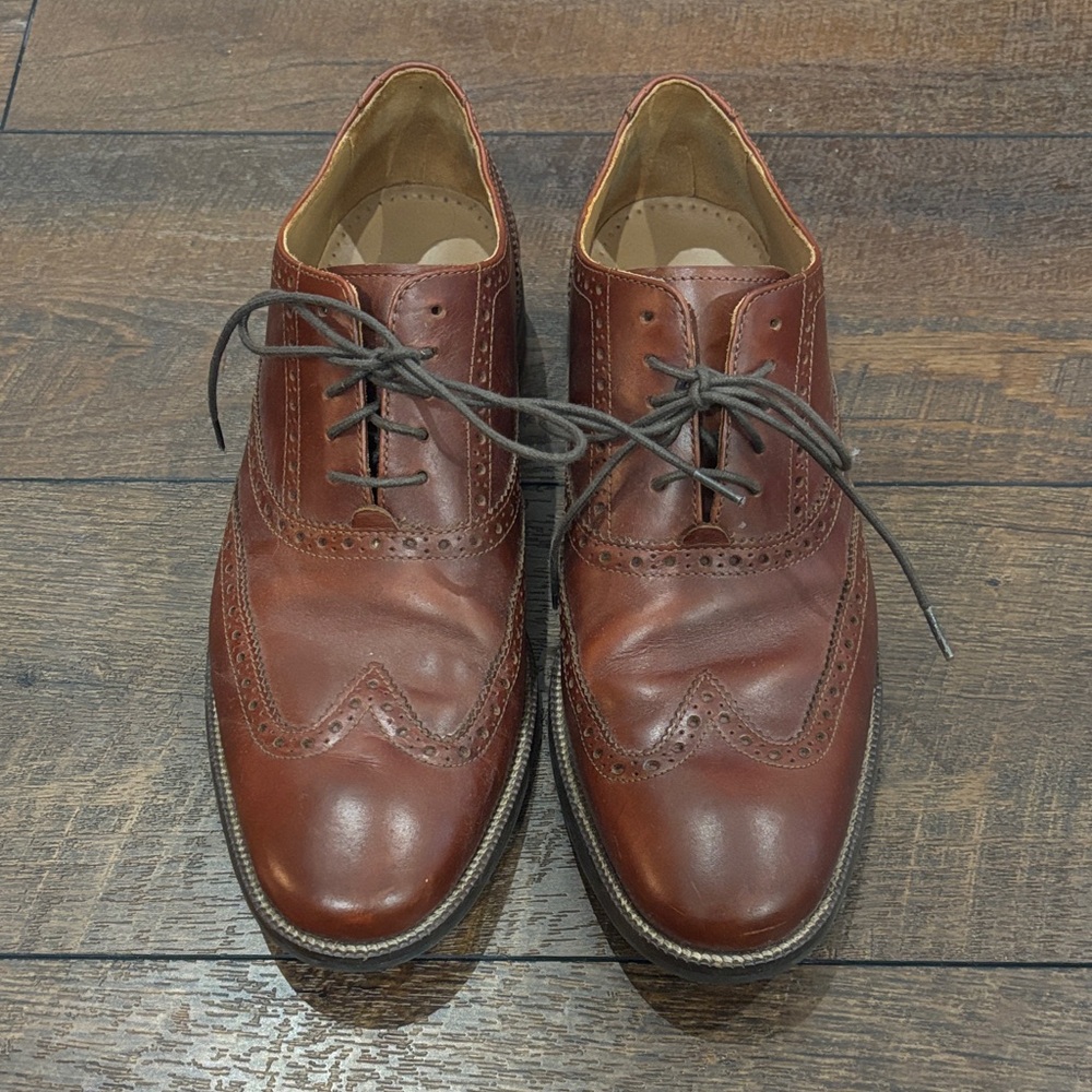 Cole Haan Brown Leather Men's Oxfords
